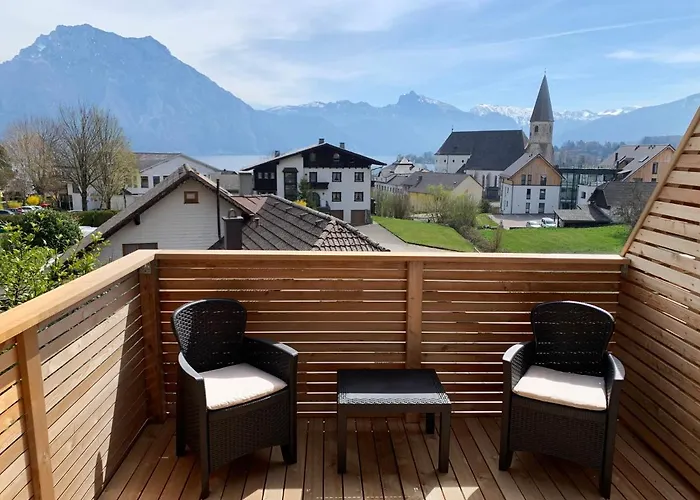 Daire Traum Panorama Mit Berg & Seeblick Altmünster